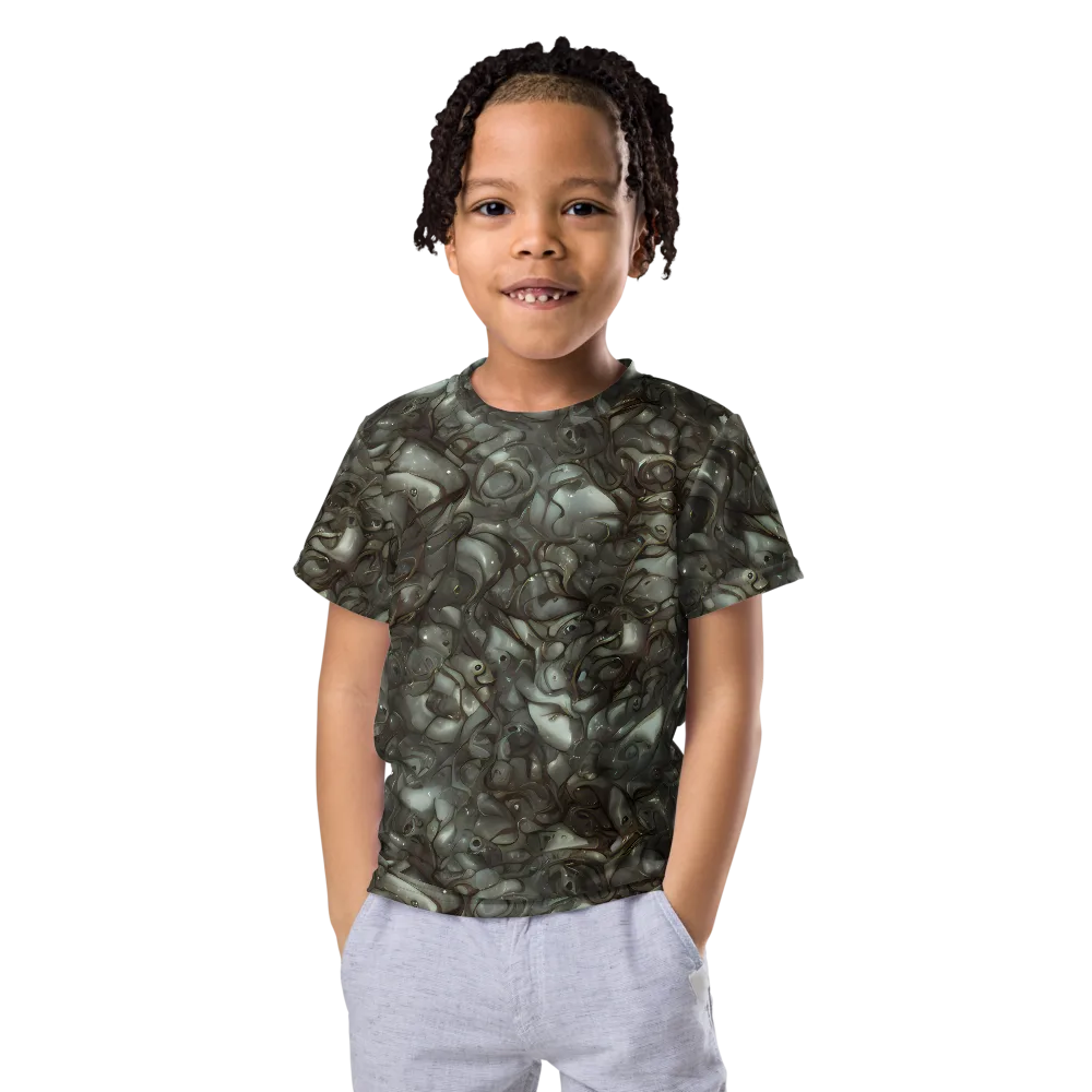 Mercury Reef on Kids Crew Neck T-Shirt — Front