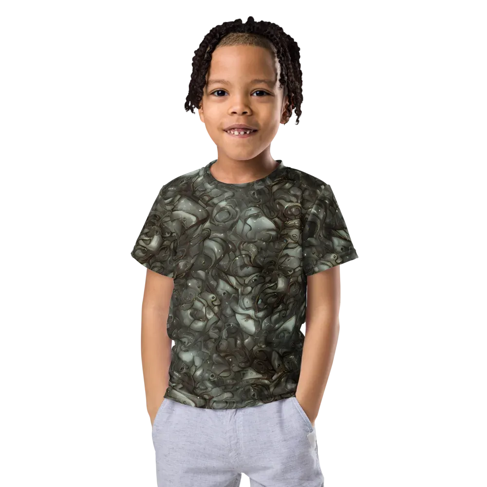 Mercury Reef on Kids Crew Neck T-Shirt — Front