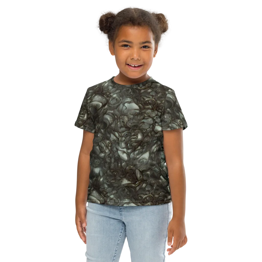 Mercury Reef on Kids Crew Neck T-Shirt — Front