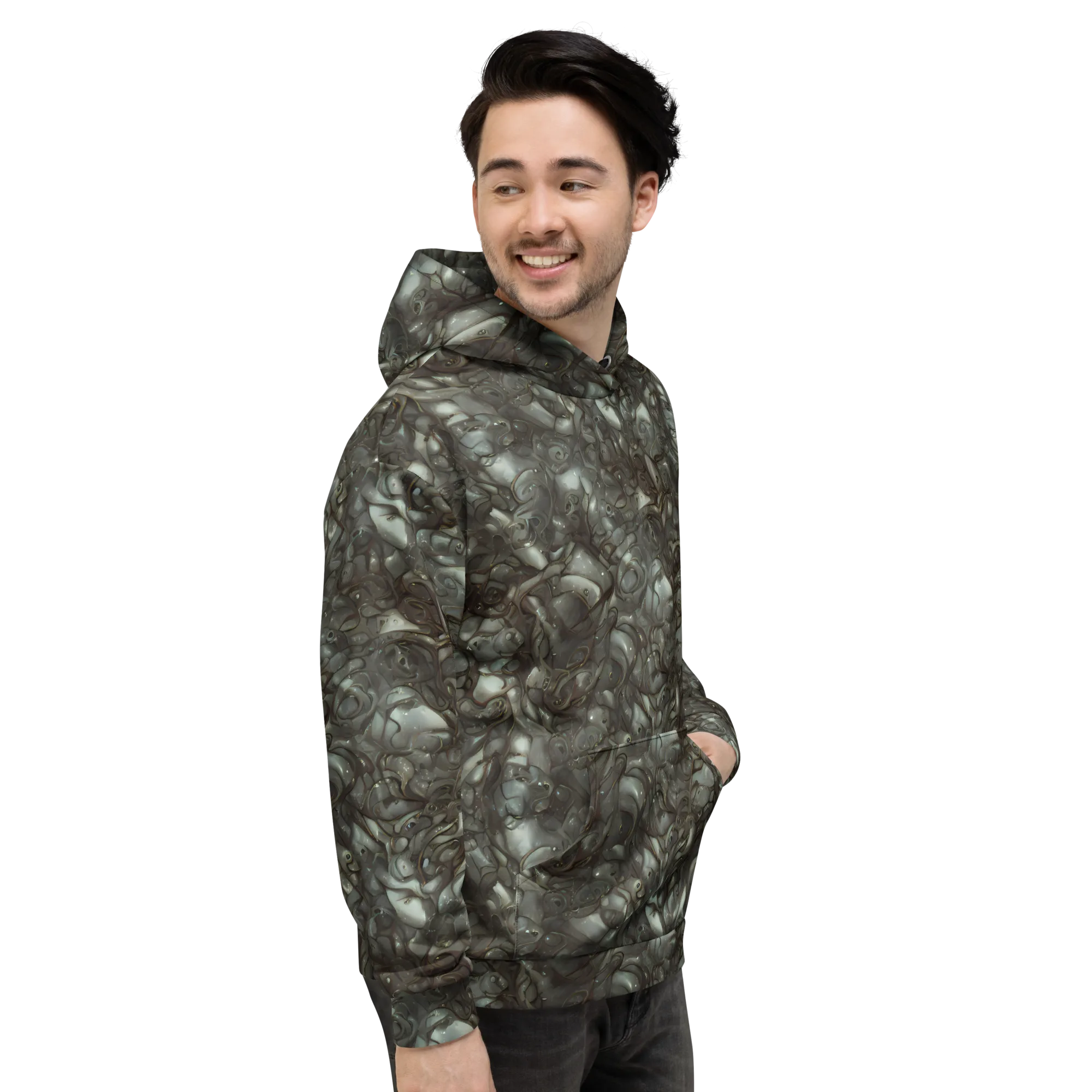 Mercury Reef on Hoodie — Right