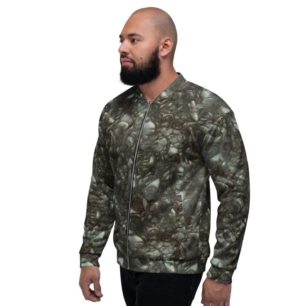 Mercury Reef on Bomber Jacket — Left