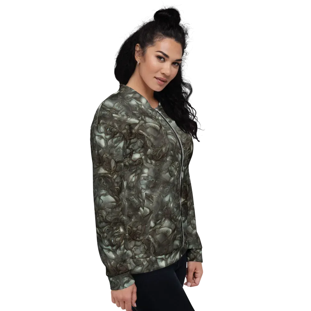 Mercury Reef on Bomber Jacket — Right