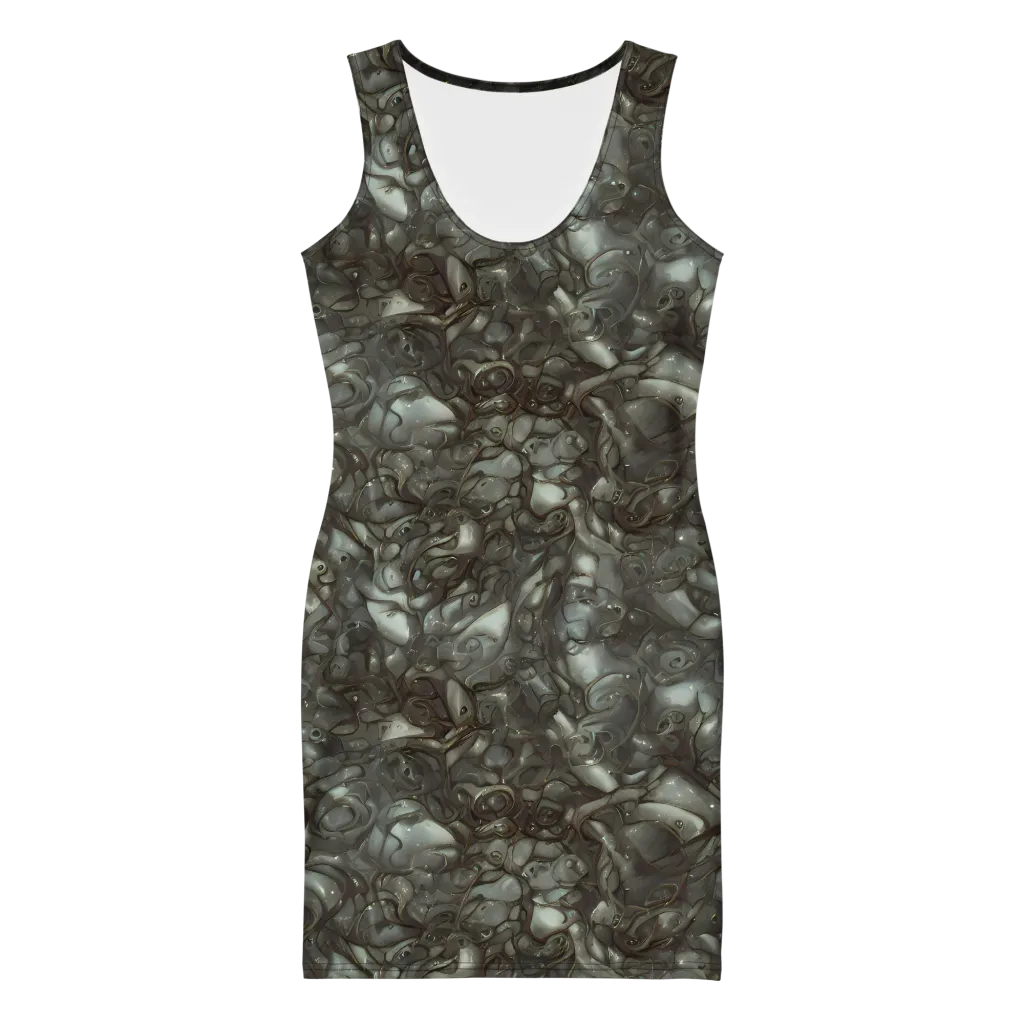 Mercury Reef on Bodycon Dress — Front