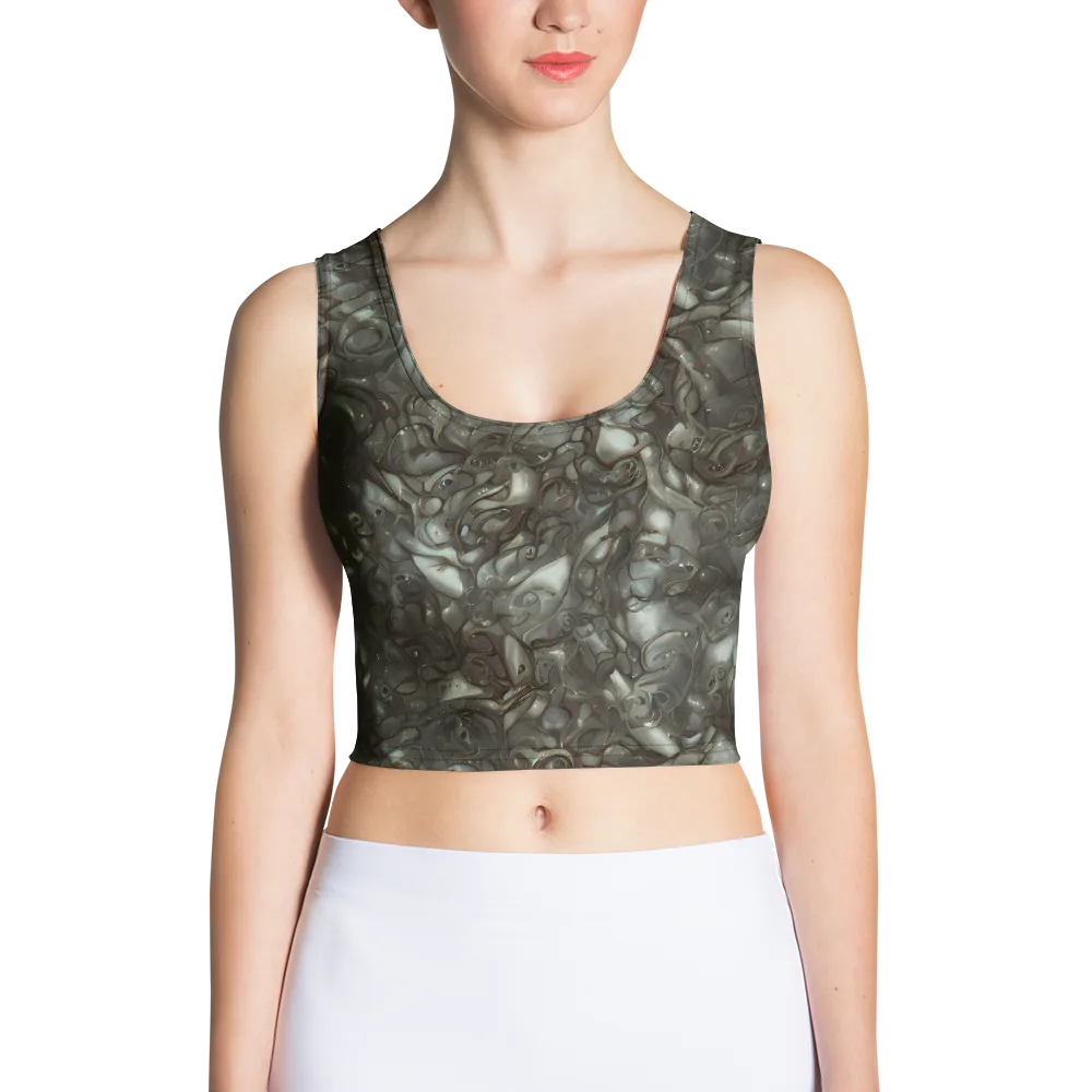 Mercury Reef on Crop Top — Front