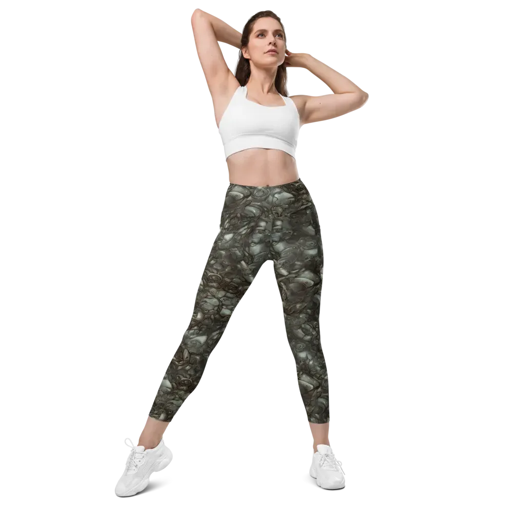 Mercury Reef on Leggings with Pockets — Front