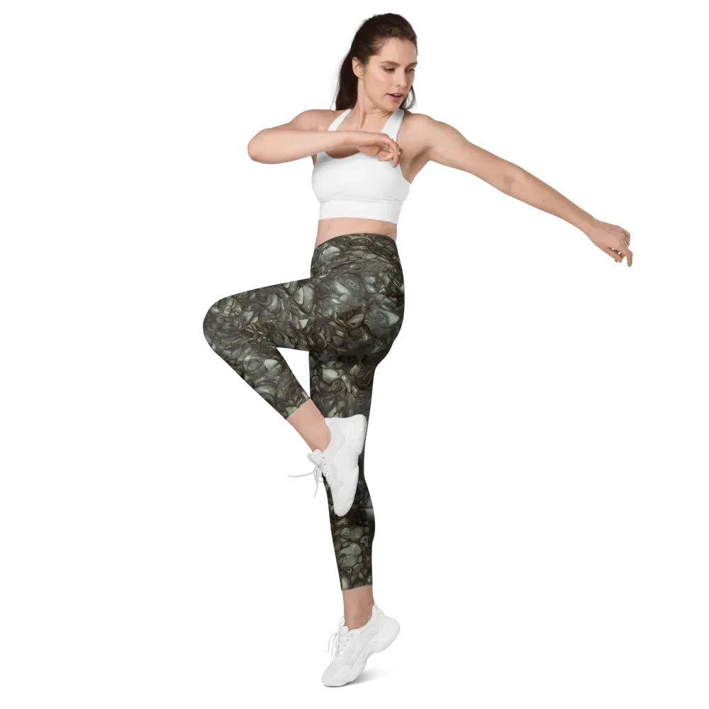 Mercury Reef on Leggings with Pockets — Left Front
