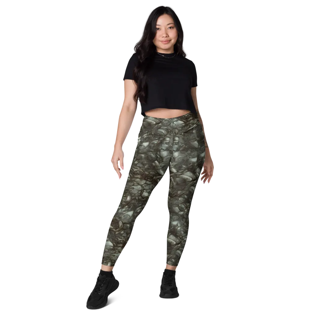 Mercury Reef on Leggings with Pockets — Front