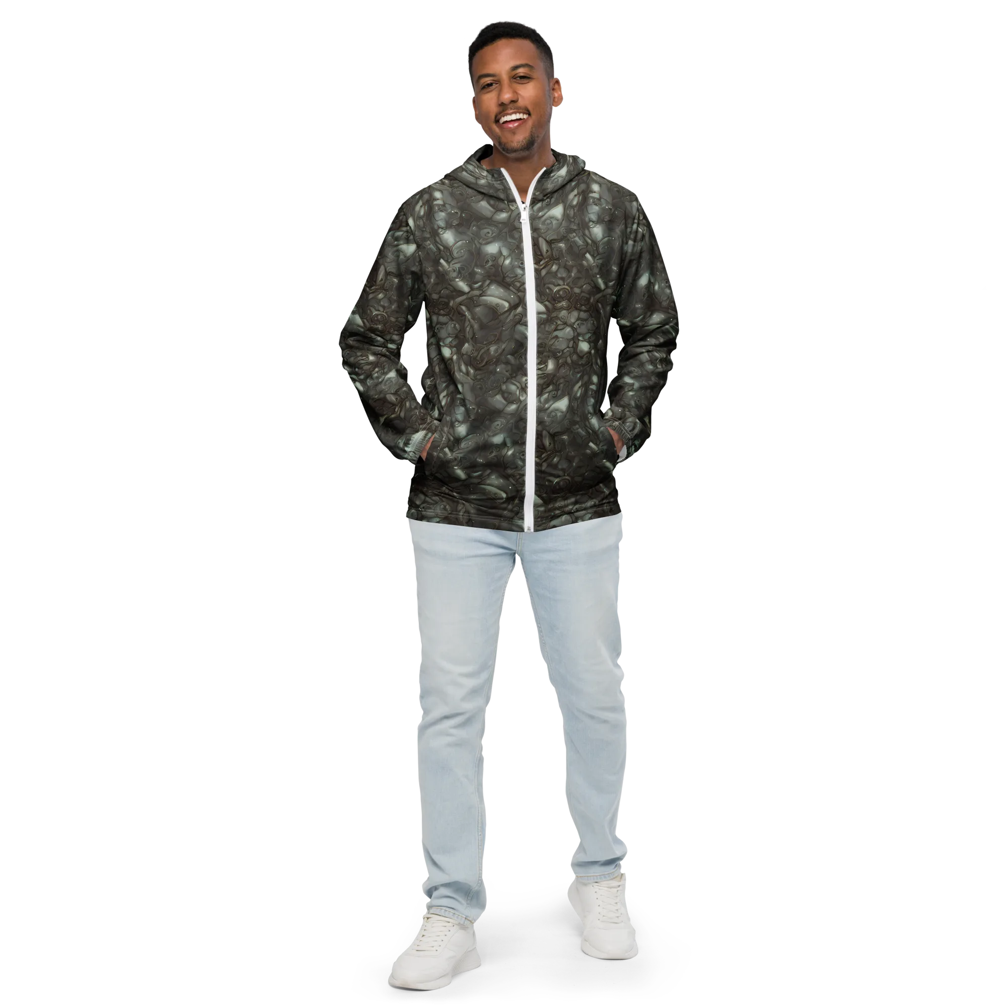 Mercury Reef on Men's Windbreaker — Front