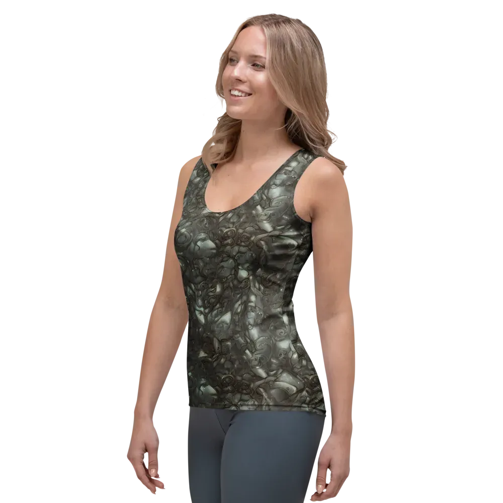 Mercury Reef on Women's Tank Top — Left Front