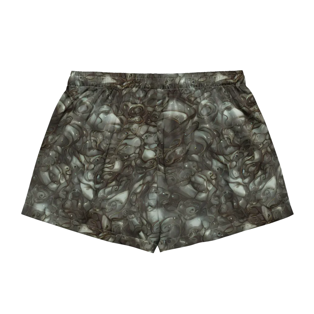 Mercury Reef on Women's Pajama Shorts — Back
