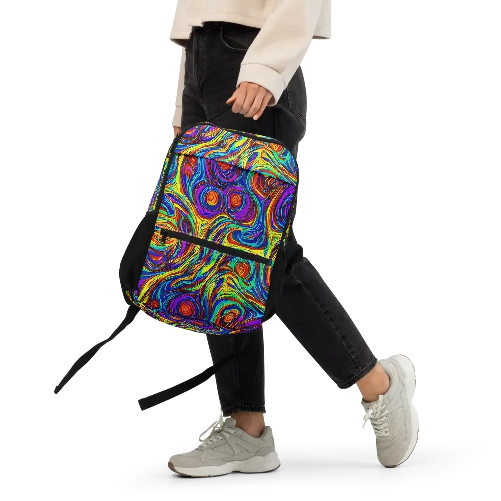 Technicolor Tempest on Utility Backpack — Front