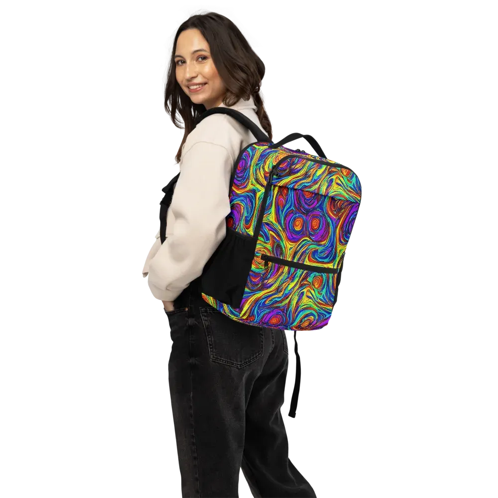 Technicolor Tempest on Utility Backpack — Back
