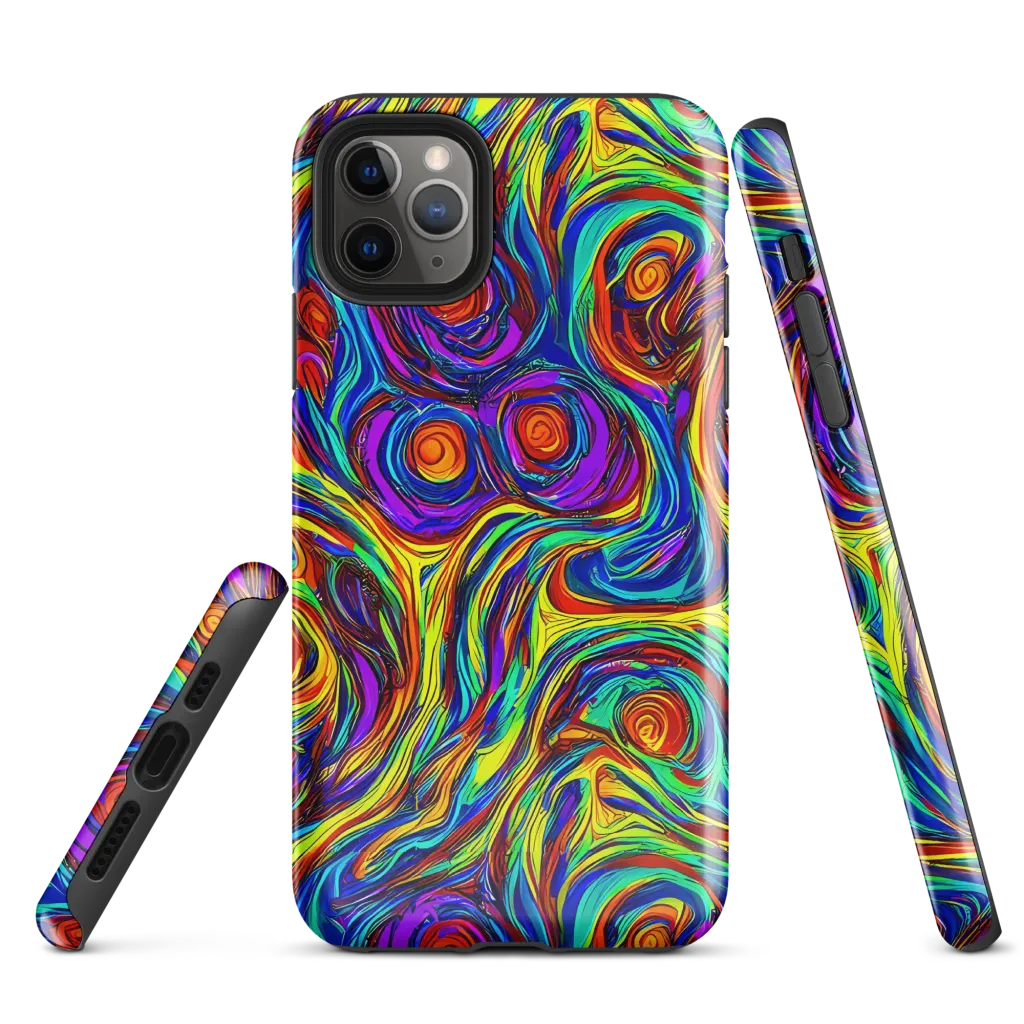Technicolor Tempest on Tough Case for iPhone® — Front