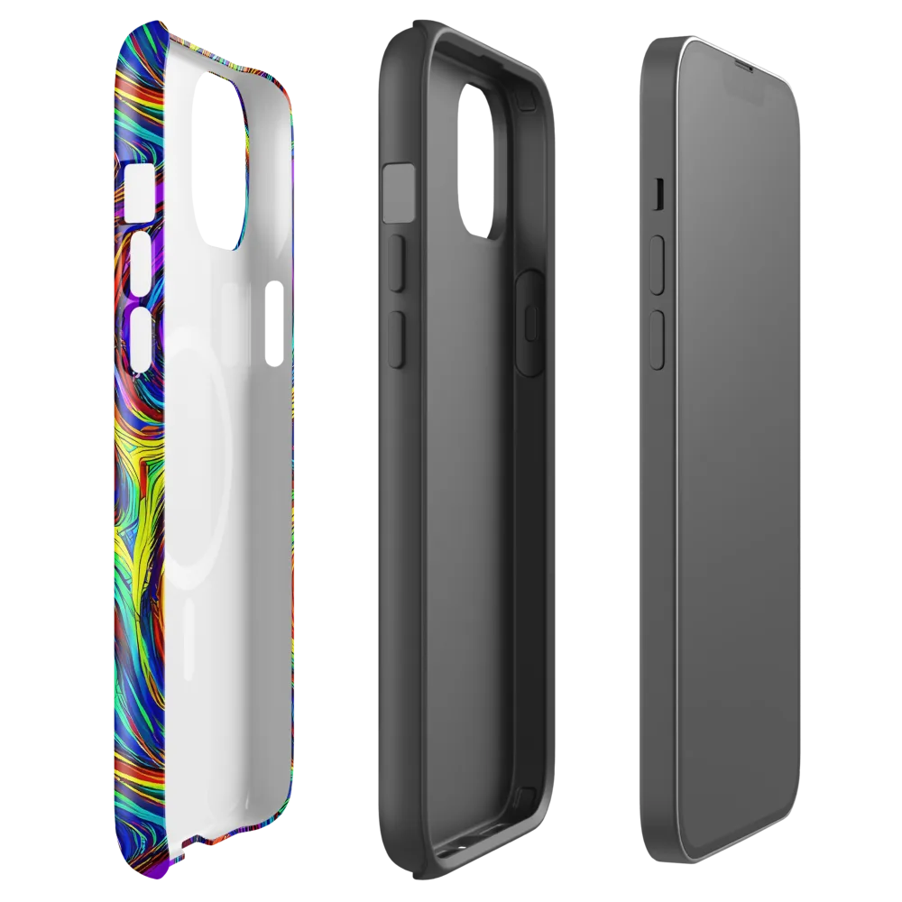 Technicolor Tempest on MagSafe Tough Case for iPhone® — Front