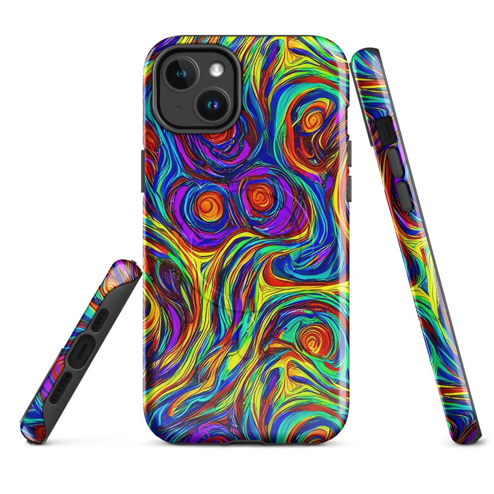 Technicolor Tempest on MagSafe Tough Case for iPhone® — Front