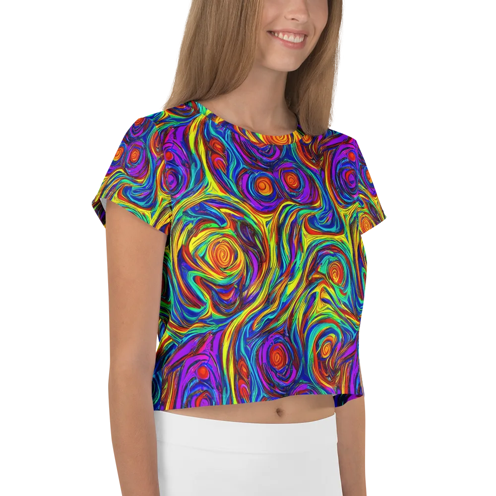Technicolor Tempest on Crop Tee — Right