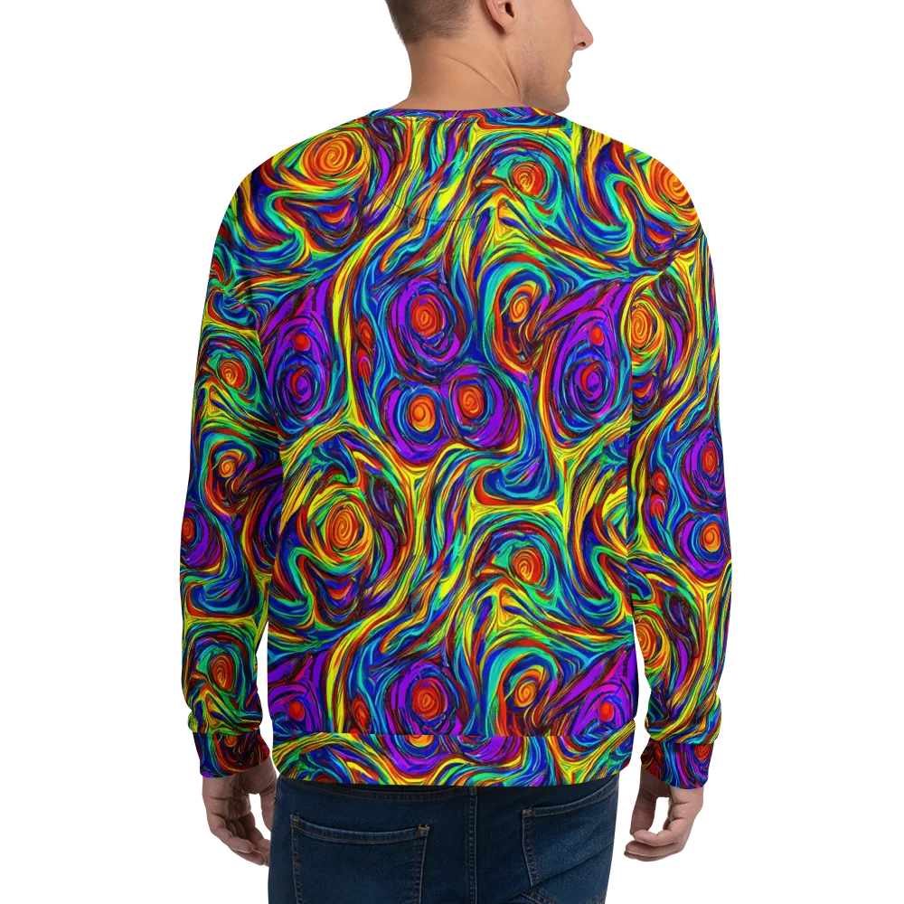 Technicolor Tempest on Sweatshirt — Back