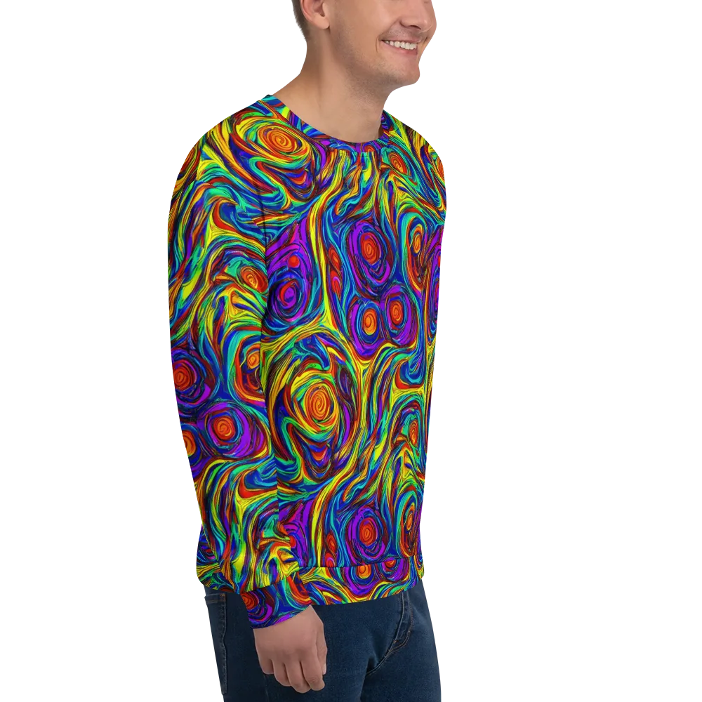 Technicolor Tempest on Sweatshirt — Right Front