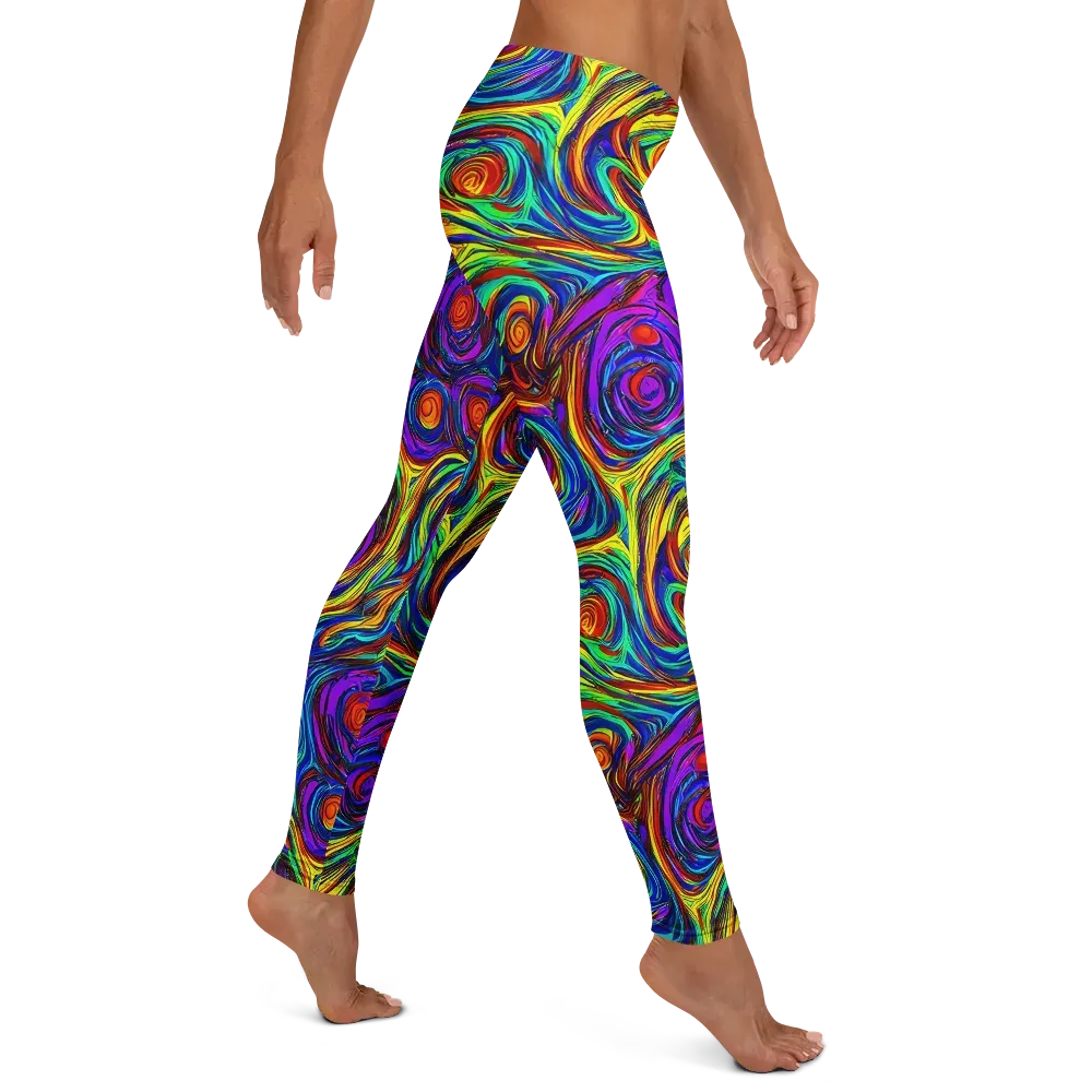 Technicolor Tempest on Leggings — Right