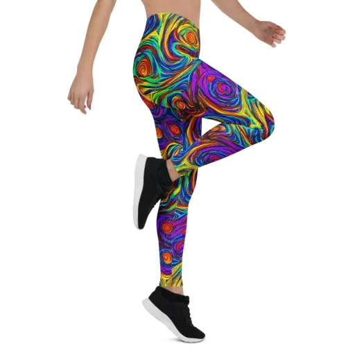 Technicolor Tempest on a Leggings