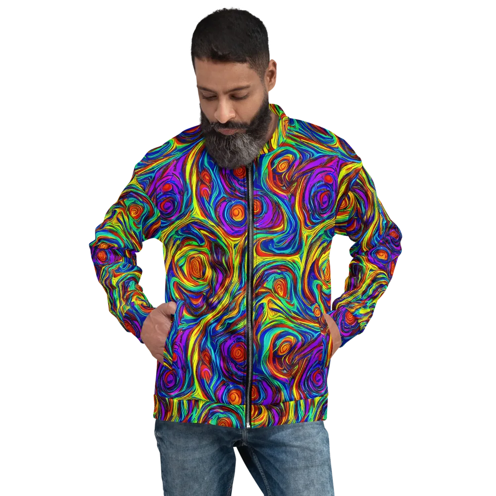 Technicolor Tempest on Bomber Jacket — Front