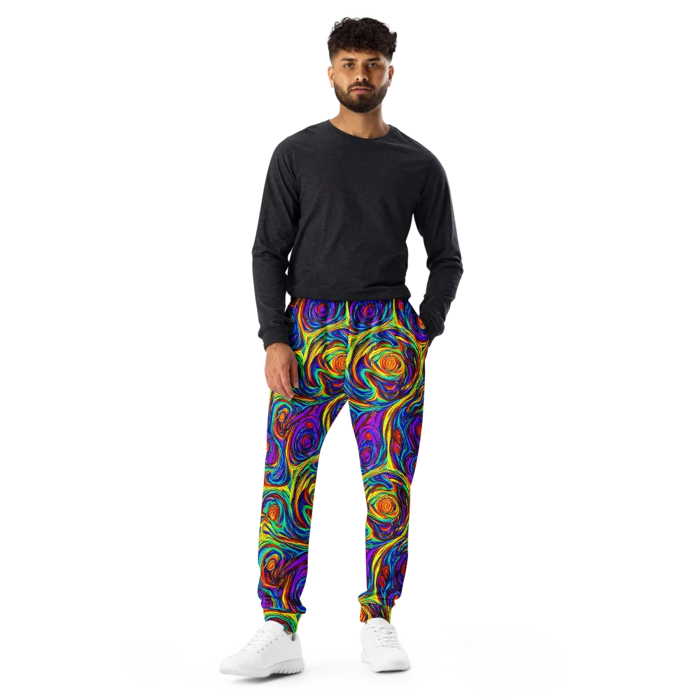 Technicolor Tempest on Men's Joggers — Front