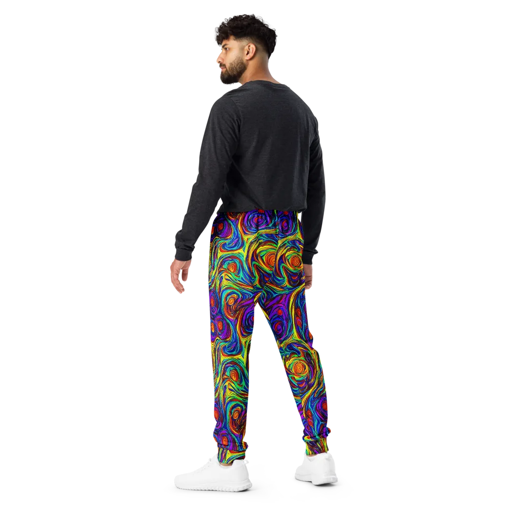 Technicolor Tempest on Men's Joggers — Back