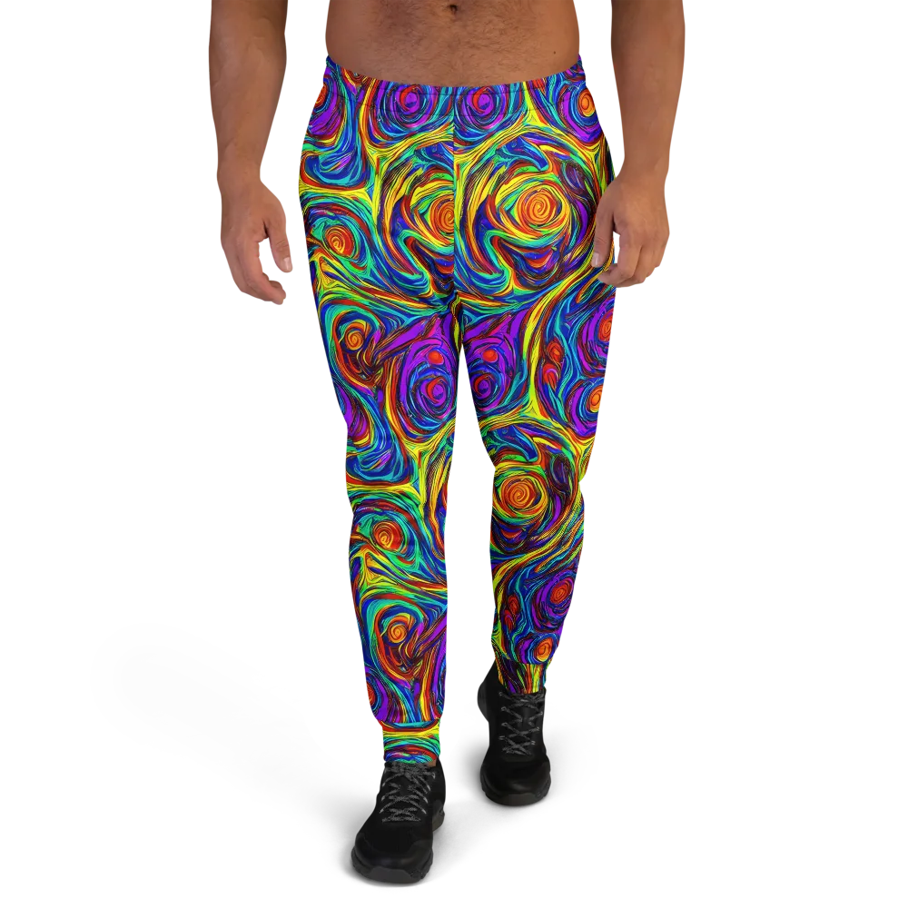 Technicolor Tempest on Men's Joggers — Front