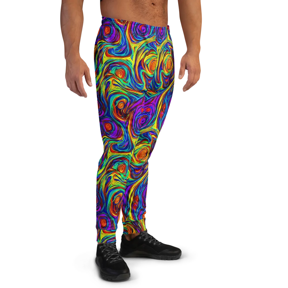 Technicolor Tempest on Men's Joggers — Right