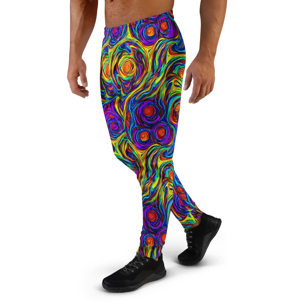 Technicolor Tempest on Men's Joggers — Left