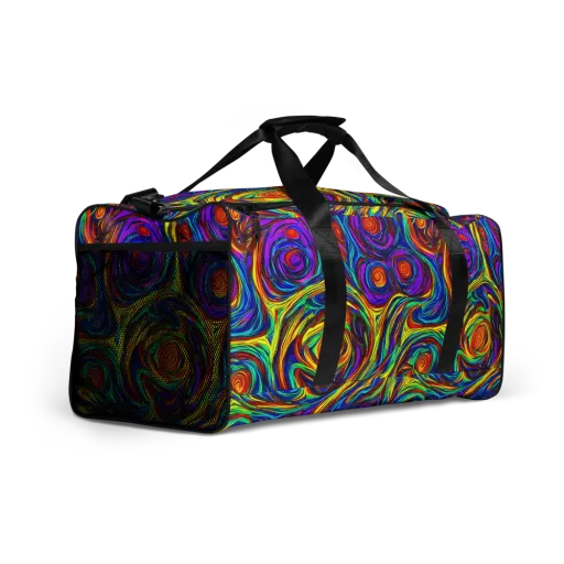 Technicolor Tempest on a Duffle Bag