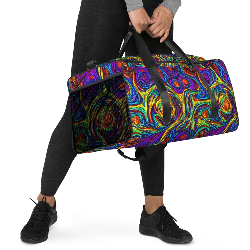Technicolor Tempest on Duffle Bag — Right Front