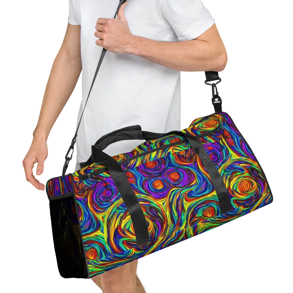 Technicolor Tempest on Duffle Bag — Right Front