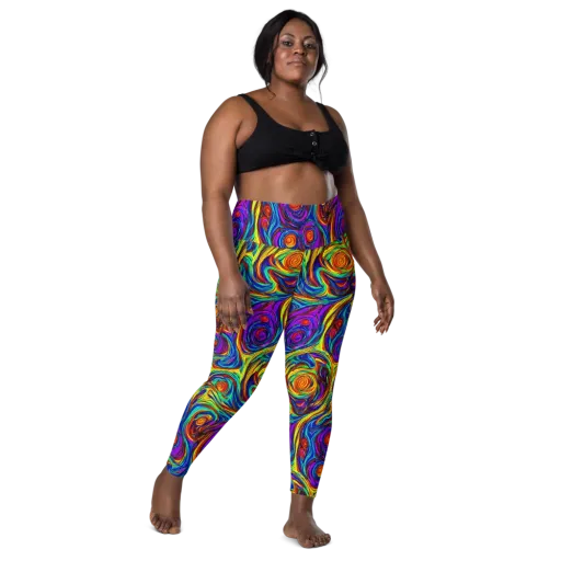 Technicolor Tempest on a Leggings with Pockets