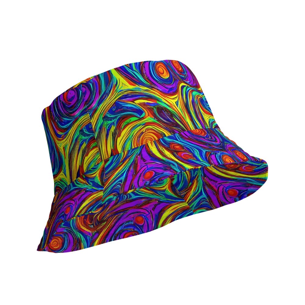 Technicolor Tempest on Reversible Bucket Hat — Product details Outside