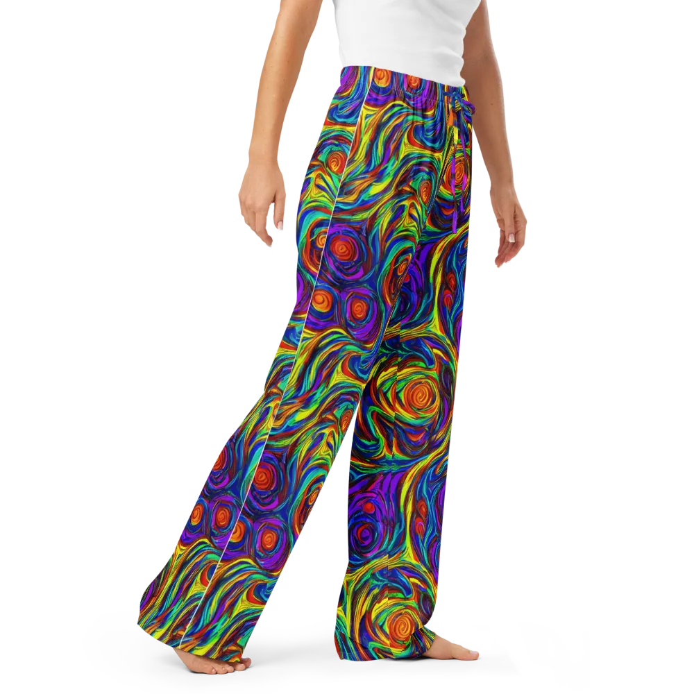 Technicolor Tempest on Women's Pajama Pants — Right Front