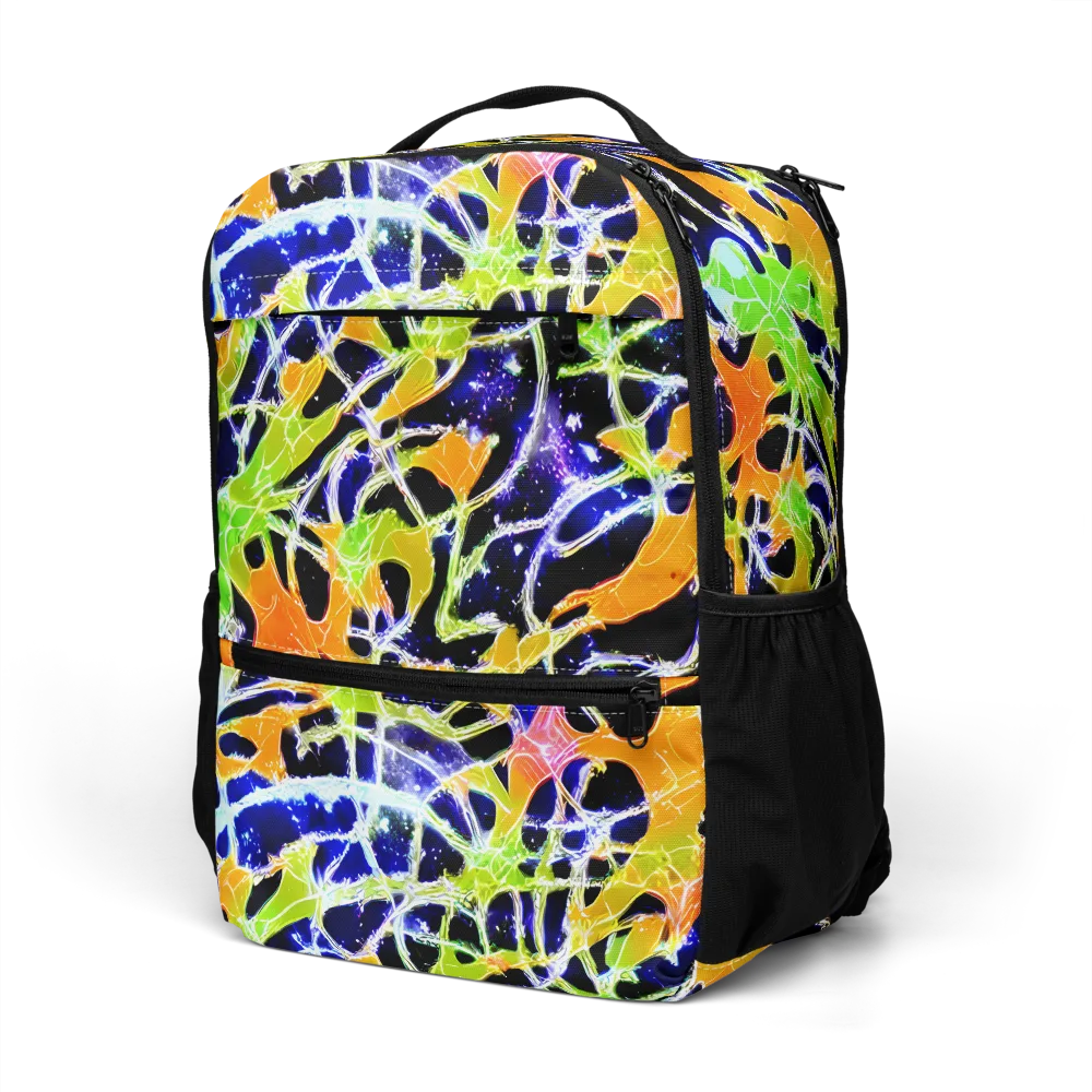 Cosmic Tangent on Utility Backpack — Left Front