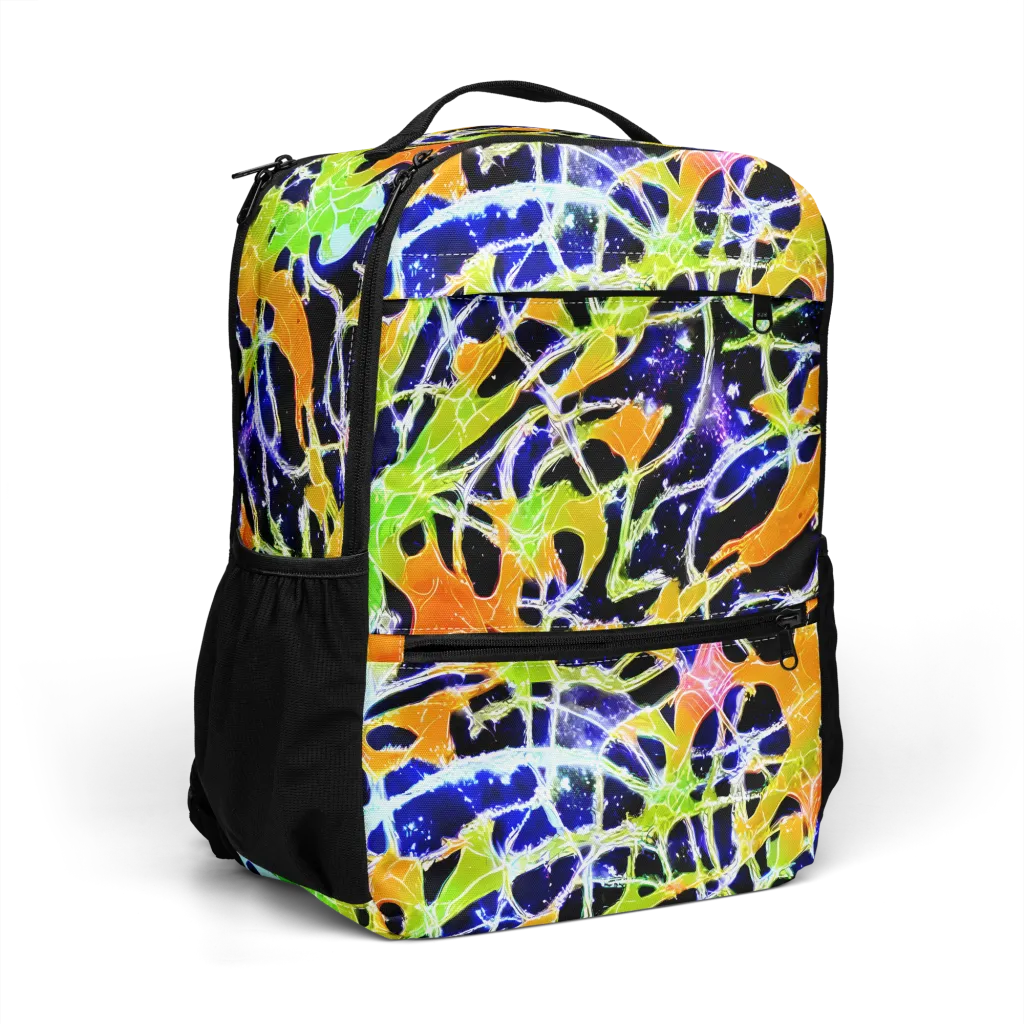 Cosmic Tangent on Utility Backpack — Right Front