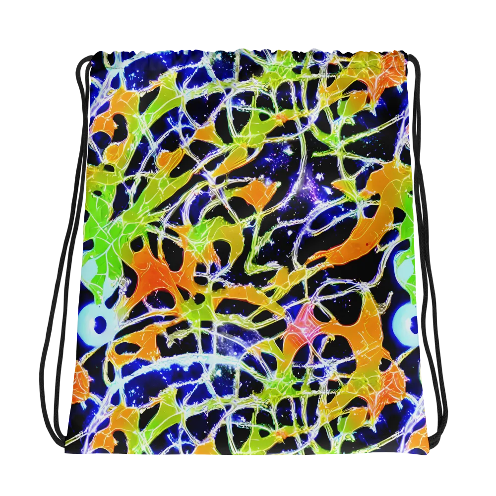 Cosmic Tangent on Drawstring Bag — Photo
