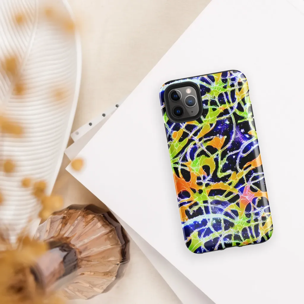 Cosmic Tangent on Tough Case for iPhone® — Front