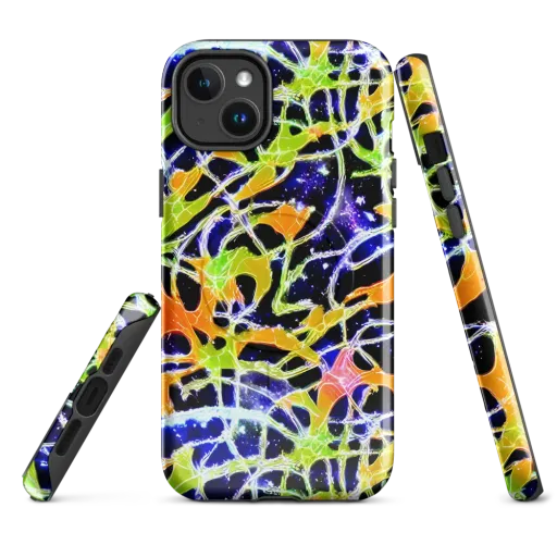 Cosmic Tangent on a MagSafe Tough Case for iPhone®