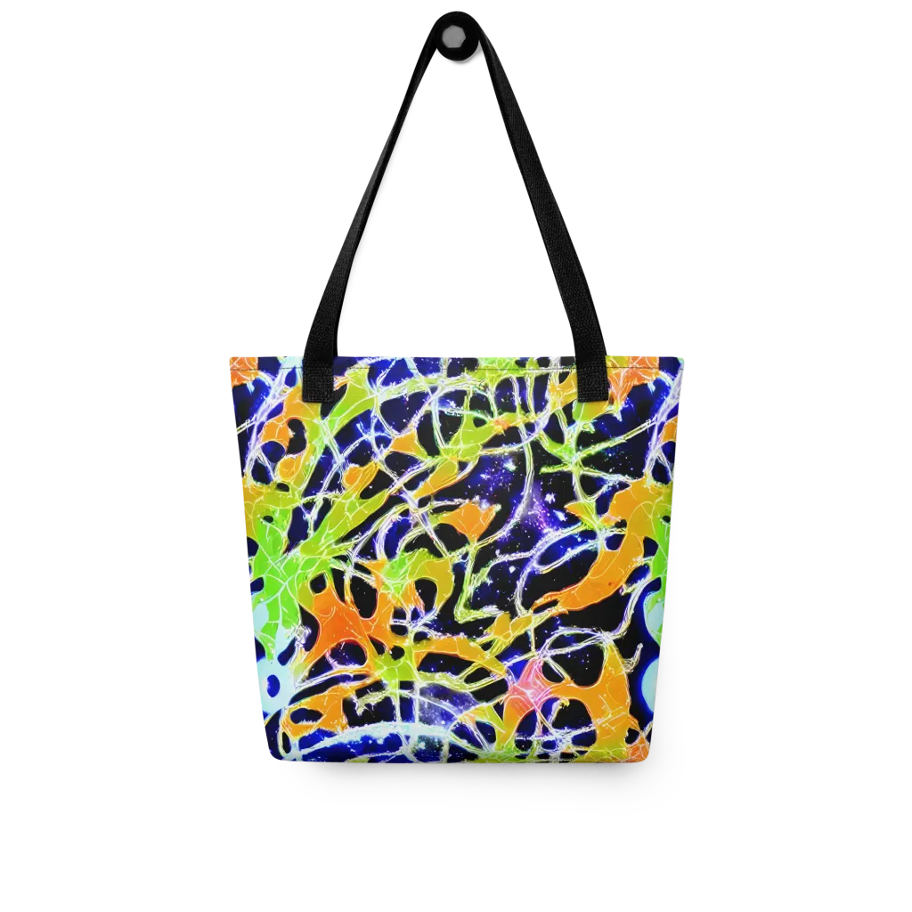 Cosmic Tangent on Tote Bag — Front