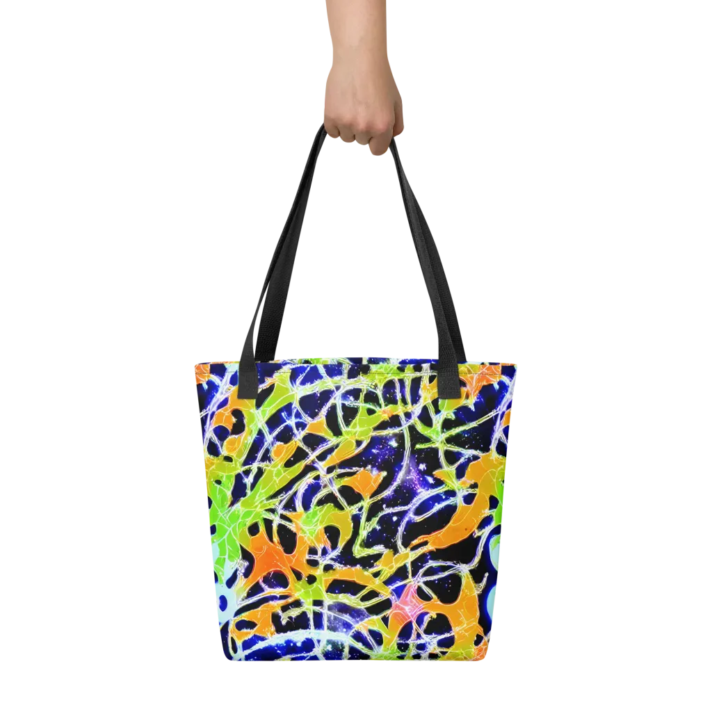 Cosmic Tangent on Tote Bag — Front