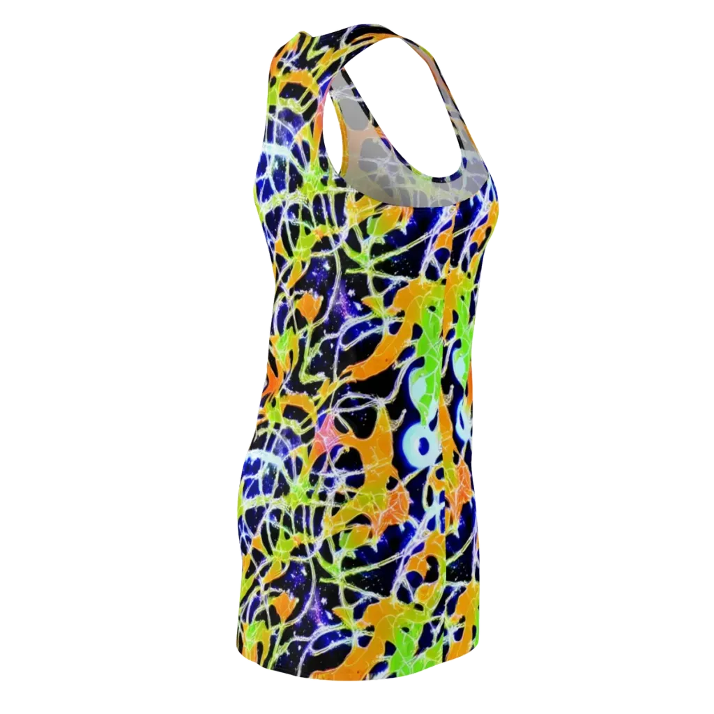 Cosmic Tangent on Racerback Dress — Back Side