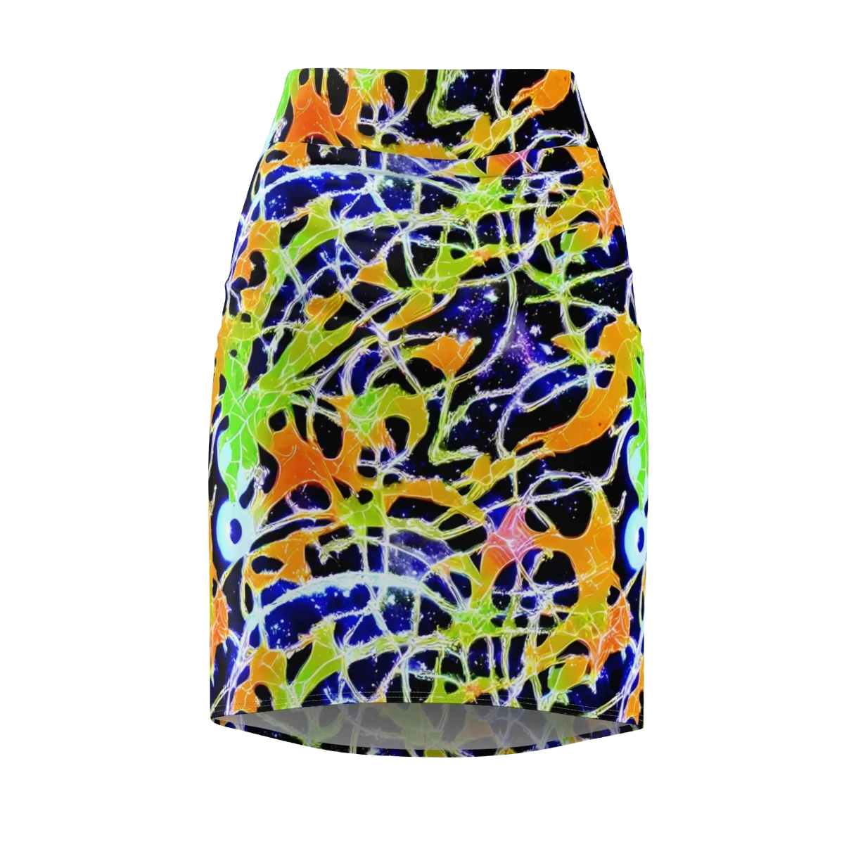 Cosmic Tangent on Pencil Skirt — Front