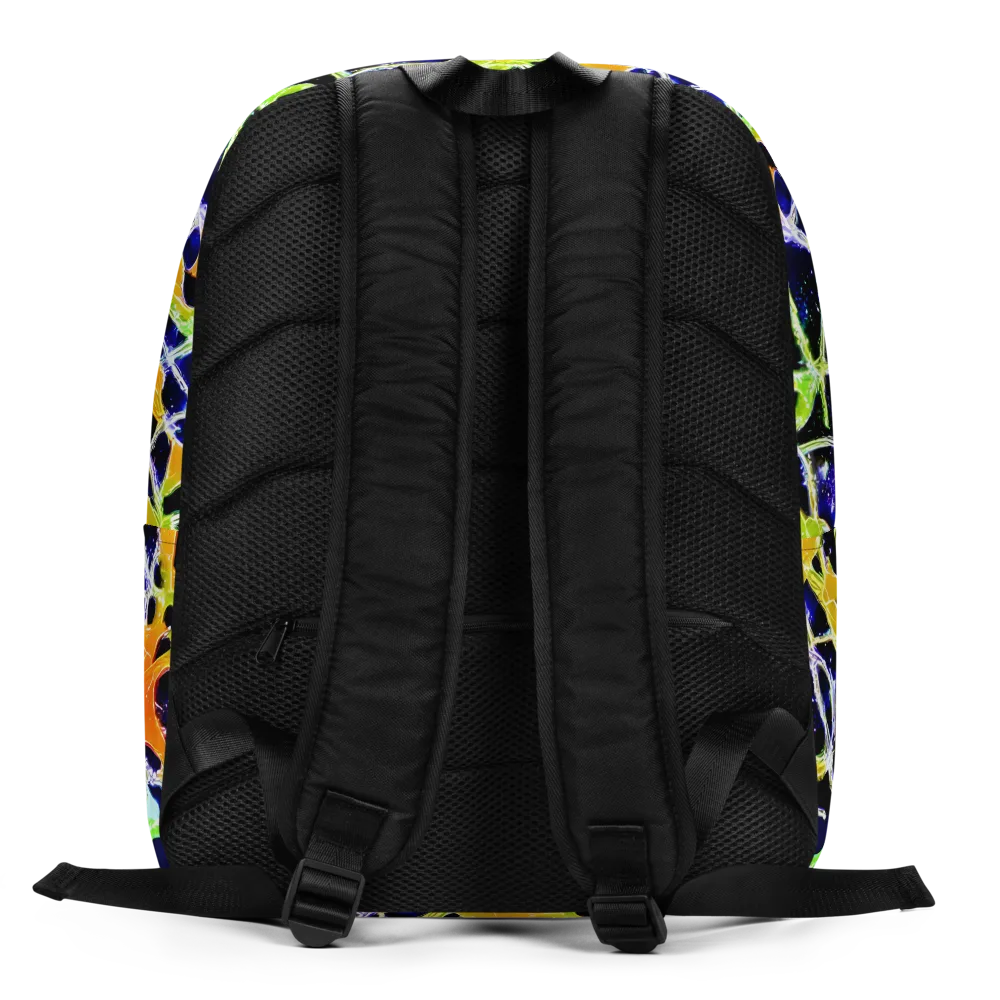 Cosmic Tangent on Minimalist Backpack — Back