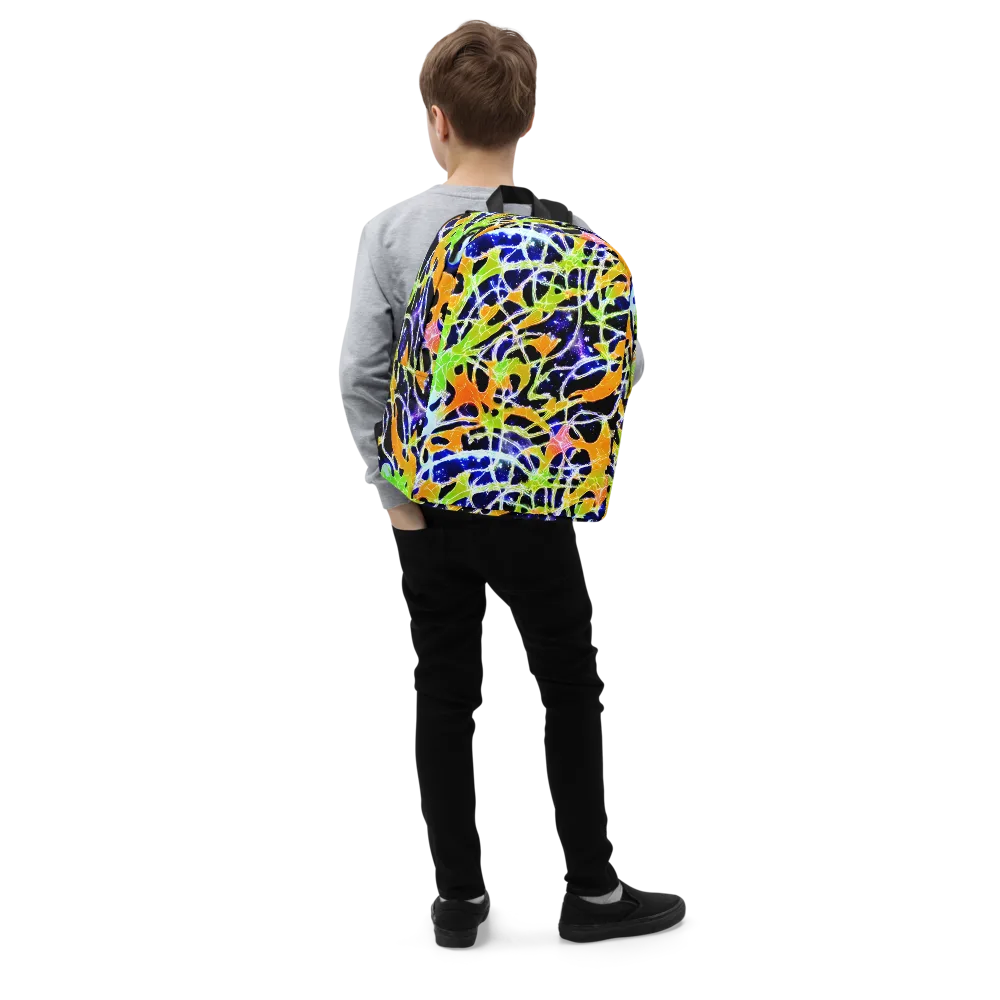 Cosmic Tangent on Minimalist Backpack — Right Front