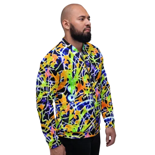 Cosmic Tangent on a Bomber Jacket