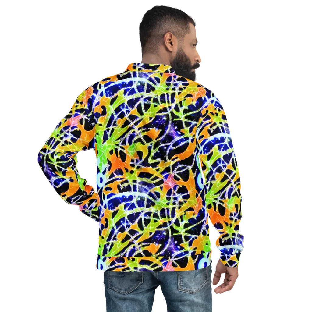 Cosmic Tangent on Bomber Jacket — Back