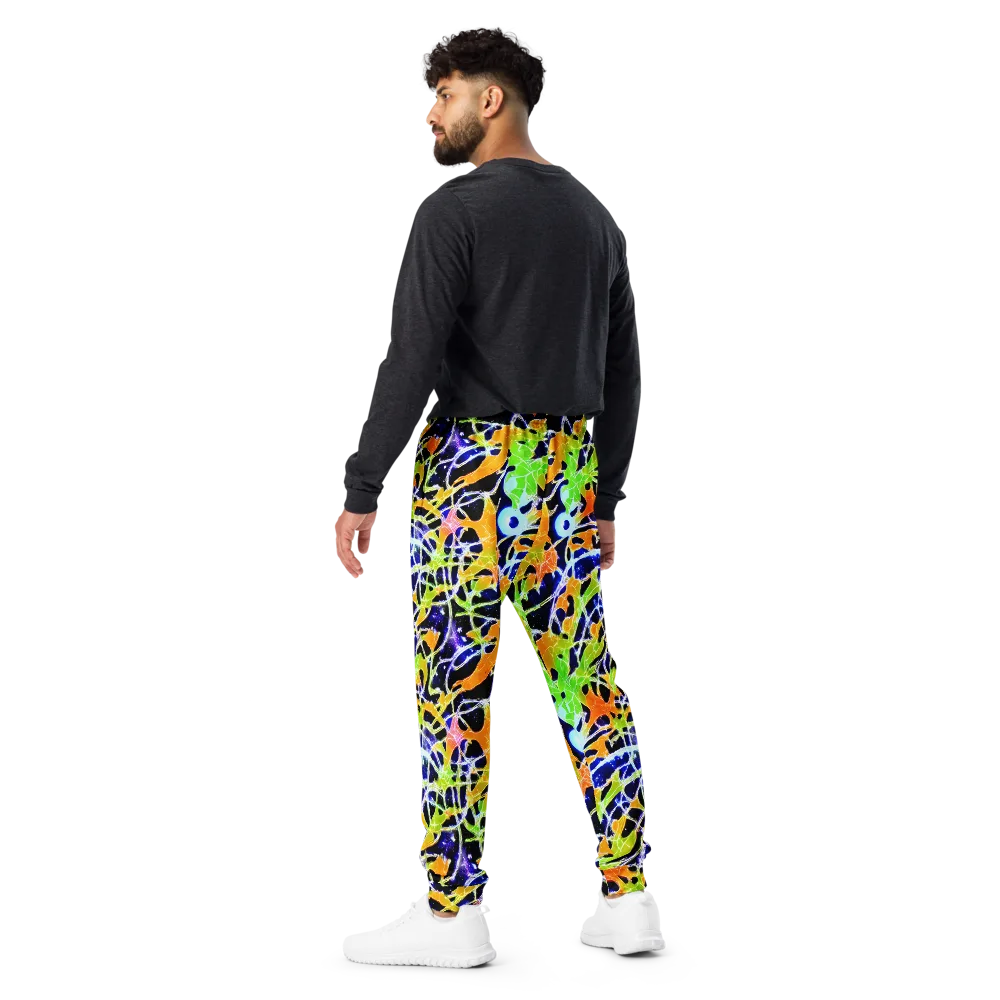 Cosmic Tangent on Men's Joggers — Back